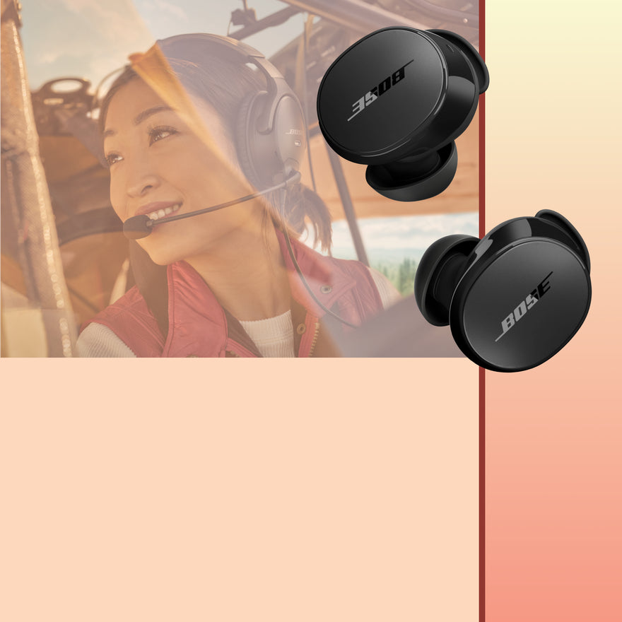 Fly with  
Bose. Land 
with more.