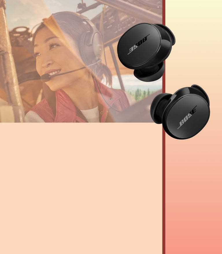 Fly with  
Bose. Land 
with more.