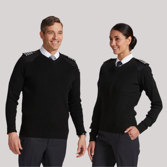 Unisex Uniform Sweater - Black Cali
