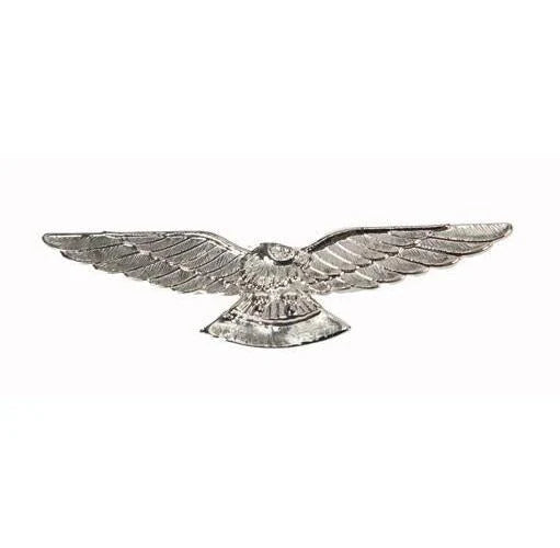Silver Eagle Wings Shirt Pin