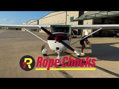 Rope Chocks - Lightweight Aircraft Chocks (Pair)