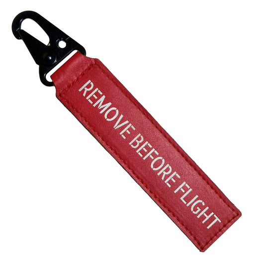 Handmade Leather RBF Keyring Tag