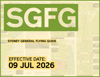 Sydney General Flying Guide - 09 July 2026
