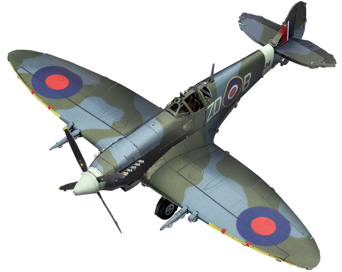 Metal Earth Supermarine Spitfire - Colour Version - Downunder Pilot Shop Australia