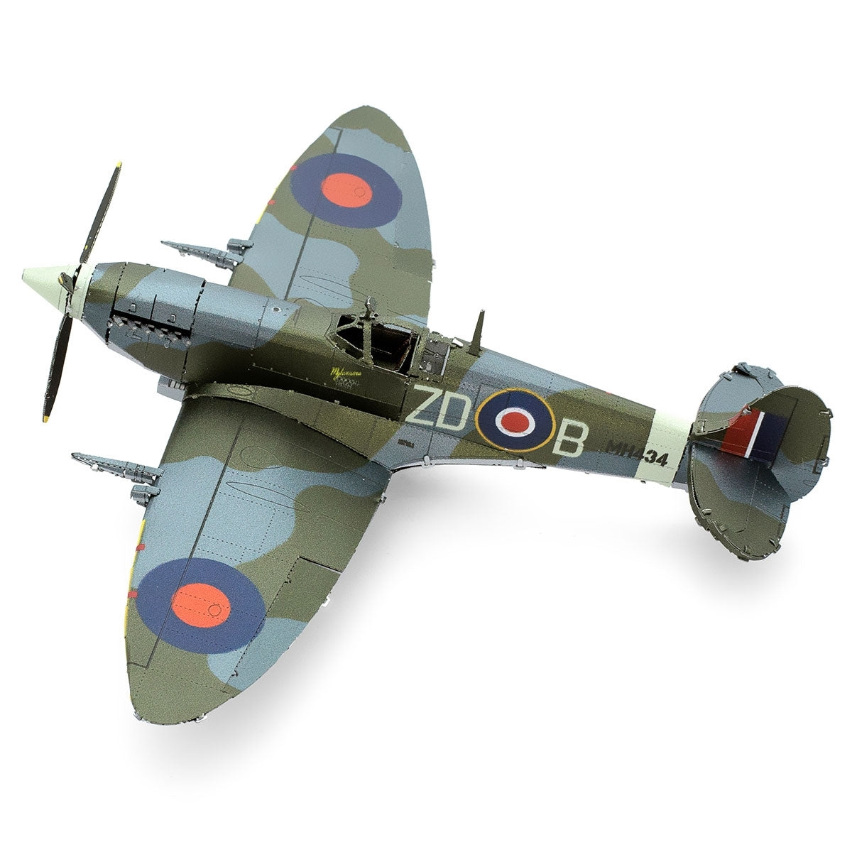 British fighter aircraft 3D metal model kit for desktop aviation display and hobby building