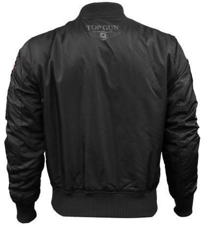 TOP GUN® MA-1 Nylon Bomber Jacket with Patches