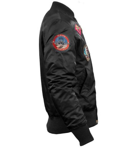 TOP GUN® MA-1 Nylon Bomber Jacket with Patches