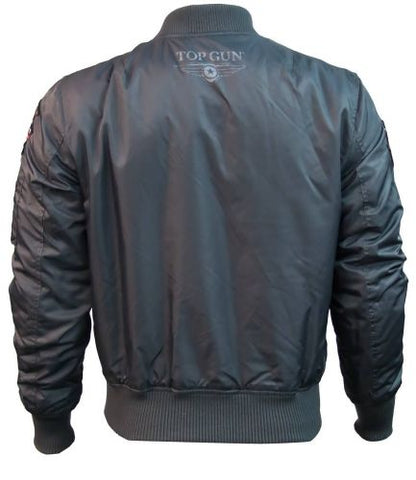 TOP GUN® MA-1 Nylon Bomber Jacket with Patches