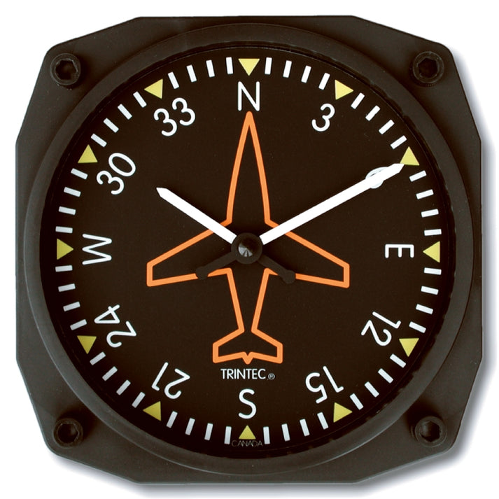 Trintec Directional Gyro Wall Clock for Pilots – Downunder Pilot Shop ...