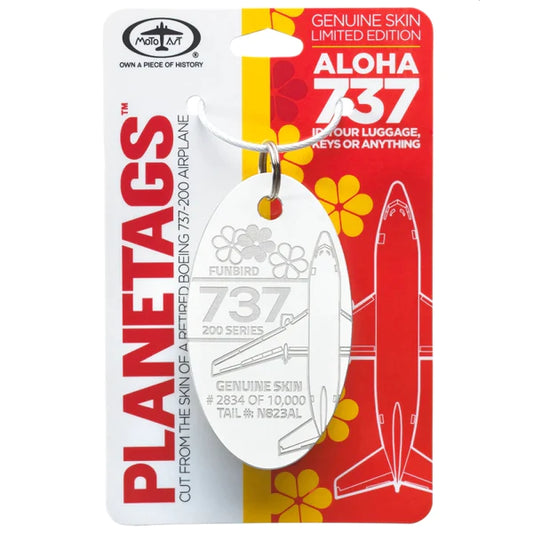 Planetags Aloha Airlines B737 - White