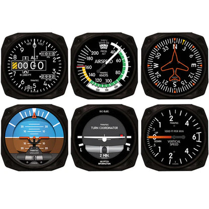 Trintec 6-Piece Instrument Inspired Coaster Set