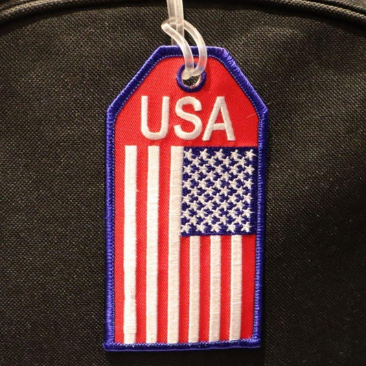 USA Flag - Luggage Tag