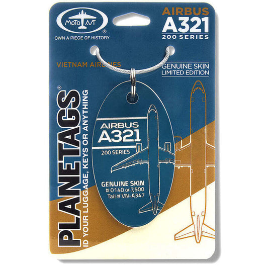 Planetags Vietnam Airlines Airbus A321-200 Tail VN-A347