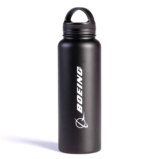 Boeing Logo Water Bottle - Black