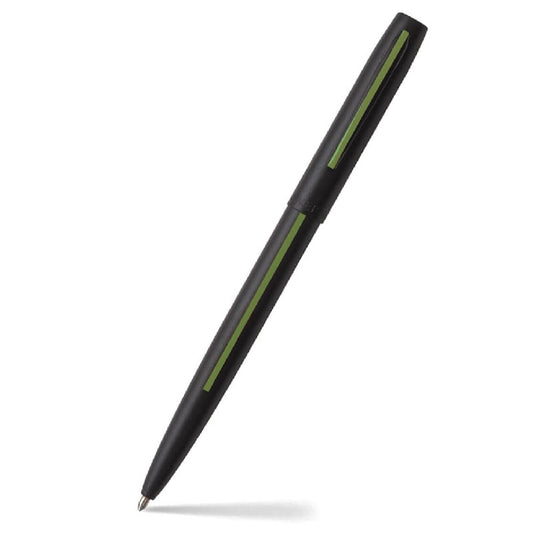 Fisher Space Pen Cap-O-Matic - Thin Green Line (Matte Black with Green Line)