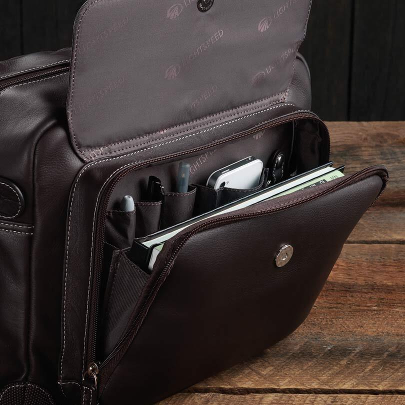 Lightspeed Markham Flight Bag | Leather Pilot Bag – Downunder