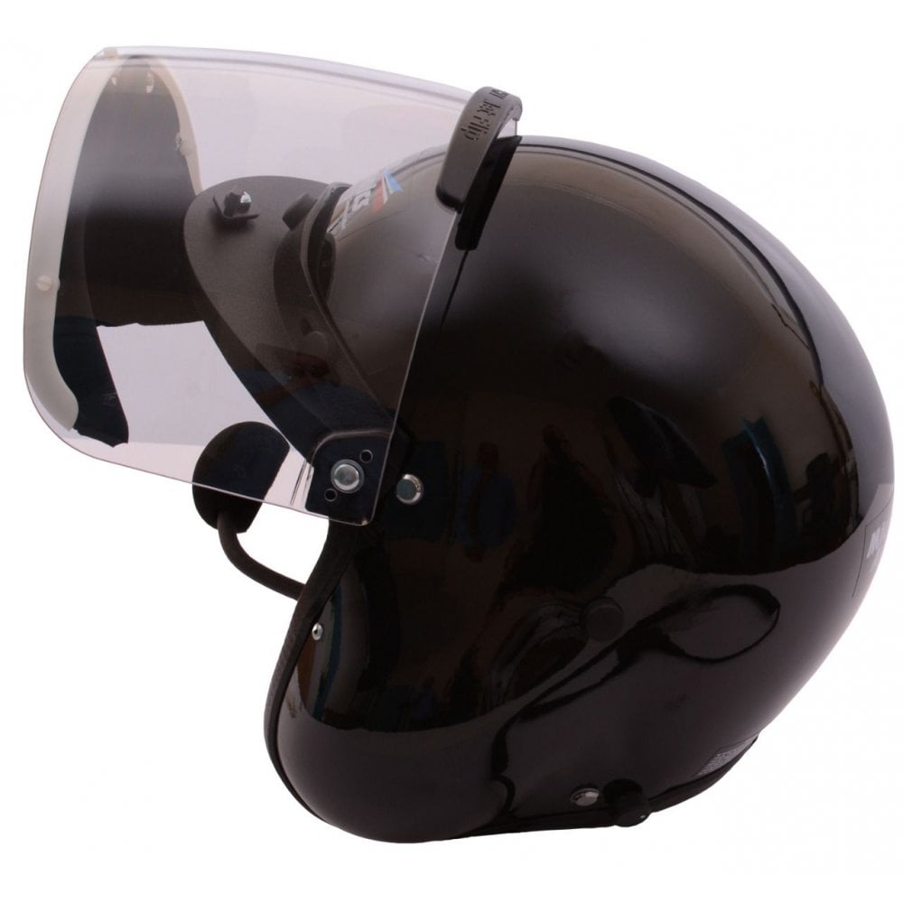 MicroAvionics Integrated GA Headset in Black Helmet