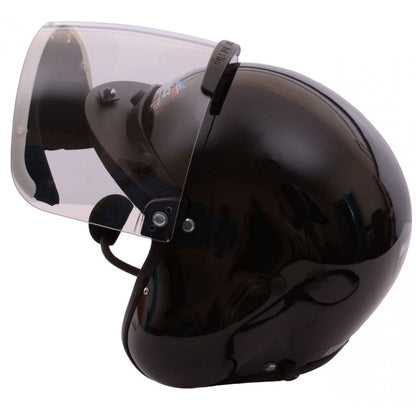 MicroAvionics Integrated GA Headset in Black Helmet