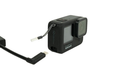 Nflightcam Battery Door for Use with Audio Cable and GoPro Hero9, Hero10