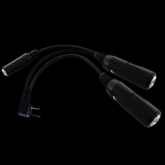 PA-82.A25 General Aviation Headset Adapter for ICOM A25 and A16