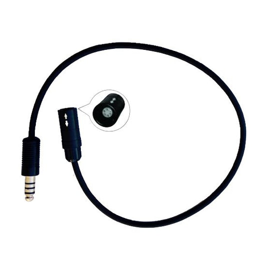 PA-89H LEMO to Helicopter Headset Adaptor