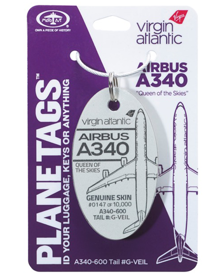 Planetags A340 Virgin Atlantic Aircraft Tag – Downunder Pilot Shop
