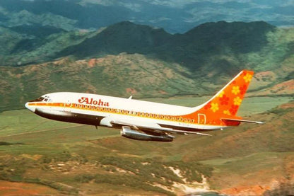 Planetags Aloha Airlines B737 - White