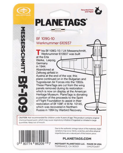 Planetags Messerschmitt Bf-109 - 610937