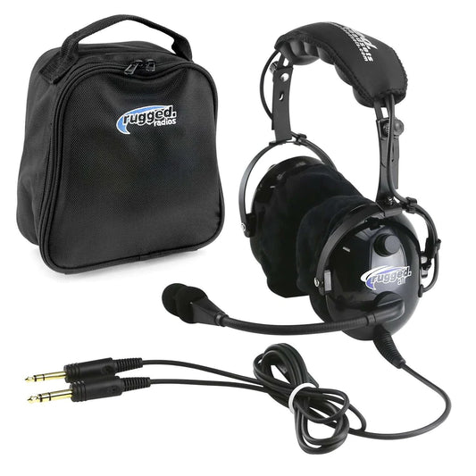 Rugged Air - RA900 General Aviation Instructor Pilot Headset with PTT