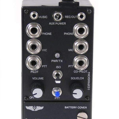 Rugged Air RRP2EX 2 Place Expandable General Aviation Pilot Intercom