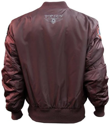 TOP GUN® MA-1 Nylon Bomber Jacket with Patches
