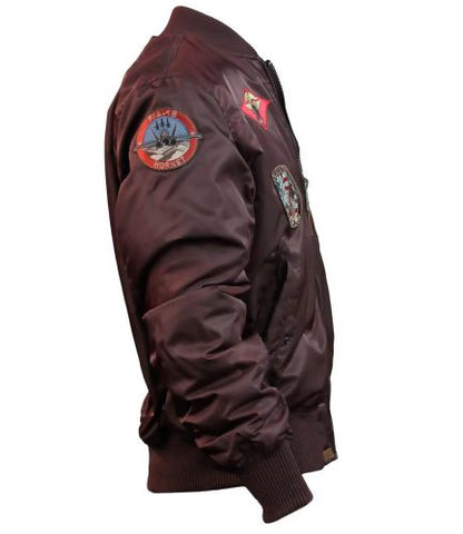 TOP GUN® MA-1 Nylon Bomber Jacket with Patches