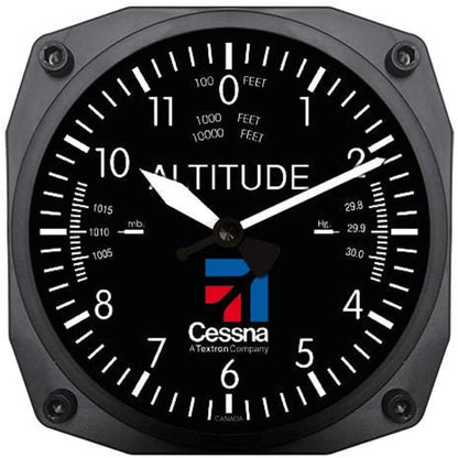6" Cessna Altimeter Instrument Style Clock